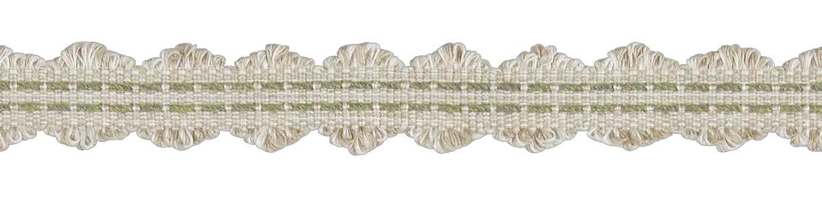 Photo of Double Fan Edged Braid with Stripes